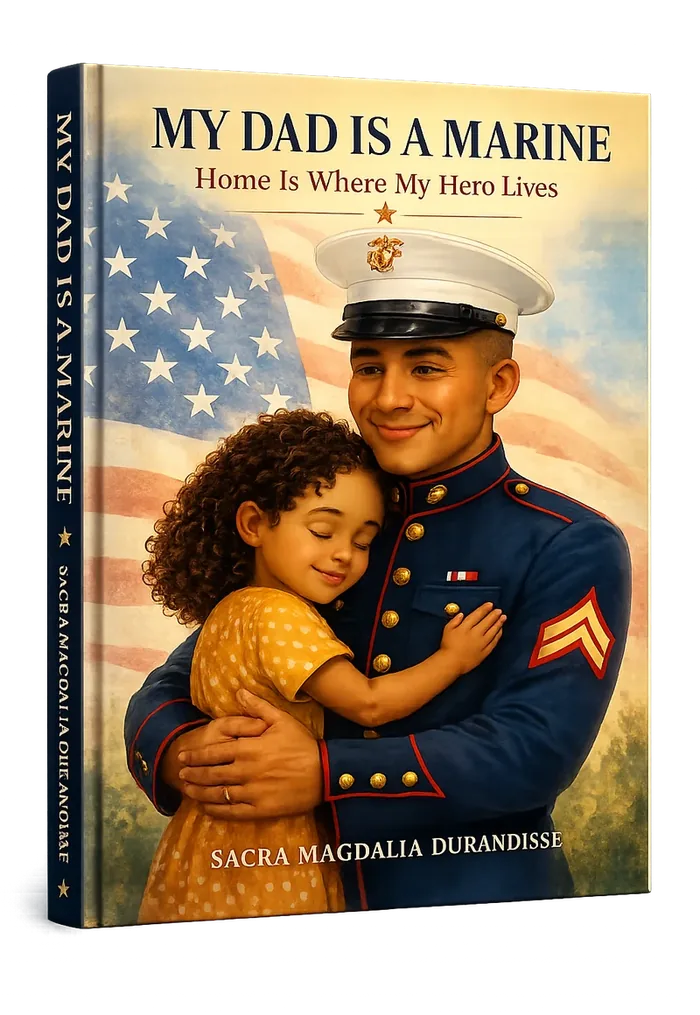 My Dad Is a Marine — Home Is Where My Hero Lives, by Sacra Magdalia Durandisse